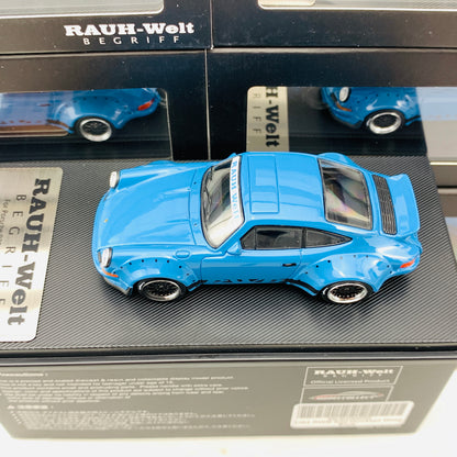 MODEL COLLECT 1/64 Porsche RWB 930 Ducktail Wing Blue MC640002B