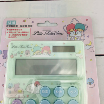 Sanrio Original Little Twin Stars 12 Digit Calculator D960