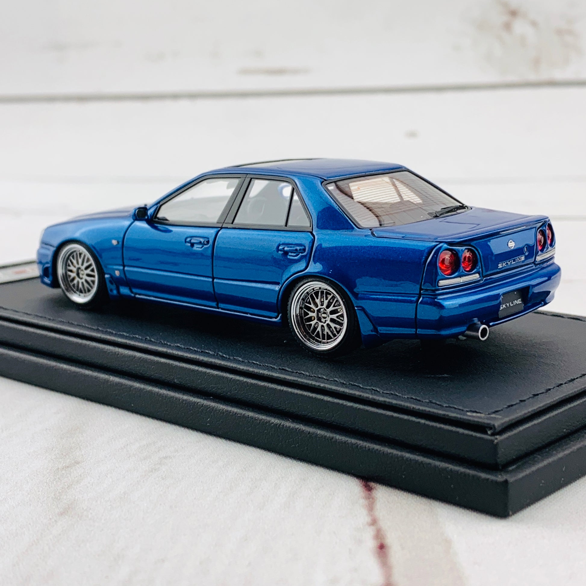 Ignition Model 1/43 Nissan Skyline 25GT Turbo ER34 Blue Metallic IG1612