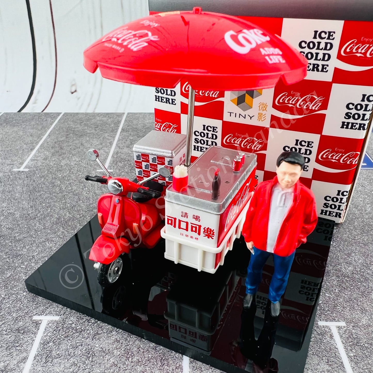 TINY 微影 1/35 Coca-Cola Refreshment Scooter 可口可樂雪糕電單車 COKE025