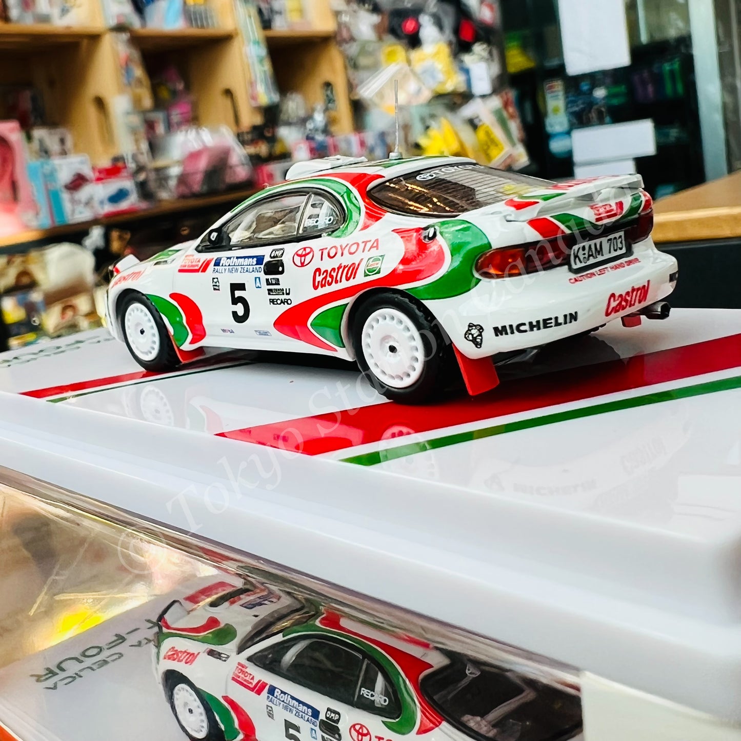 POP RACE 1/64 Toyota Celica Rally New Zealand 1994 Toyota Castrol Team #5 PR64-185-94WRC05