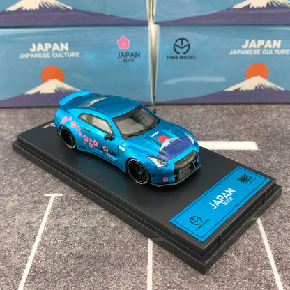 TIME MODEL 1/64 Japanese Culture Sukura GTR R35 with Ducktail Wing