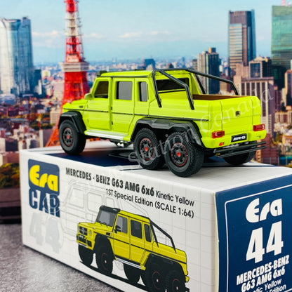 ERA CAR 1/64 Mercedes-Benz G63 AMG 6x6 Kinetic Yellow MB206X6RF44