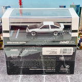 INNO64 1/64 TOYOTA SPRINTER TRUENO AE86 White/Black With Extra wheels (Japan Special Edition) IN64-AE86T-WHB