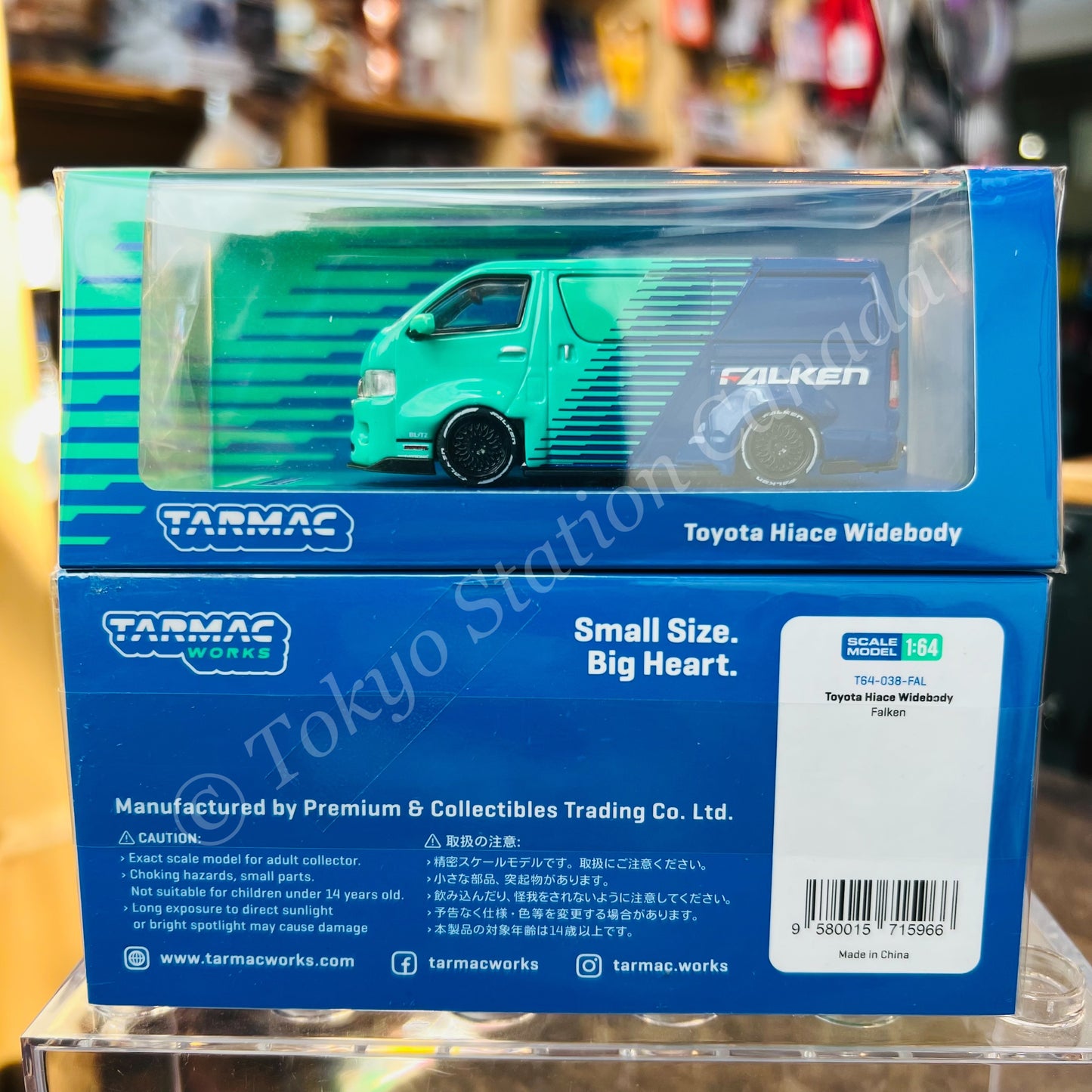 TARMAC WORKS 1/64 HOBBY64 Toyota Hiace Widebody Falken T64-038-FAL