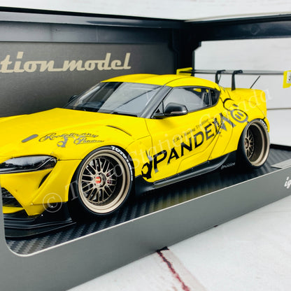 Ignition Model 1/18 PANDEM Supra (A90) Yellow IG2039