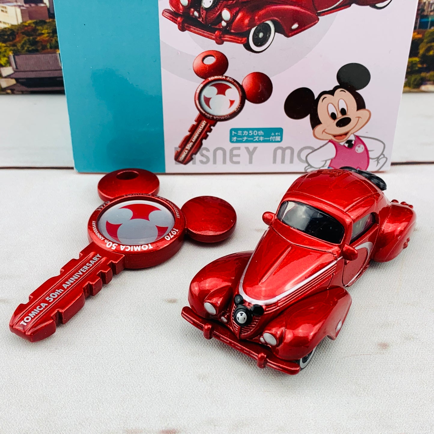 Tomica Shop Original Tomica 50th Anniversary Edition Disney Motors Dream Star III Mickey Mouse Key Set