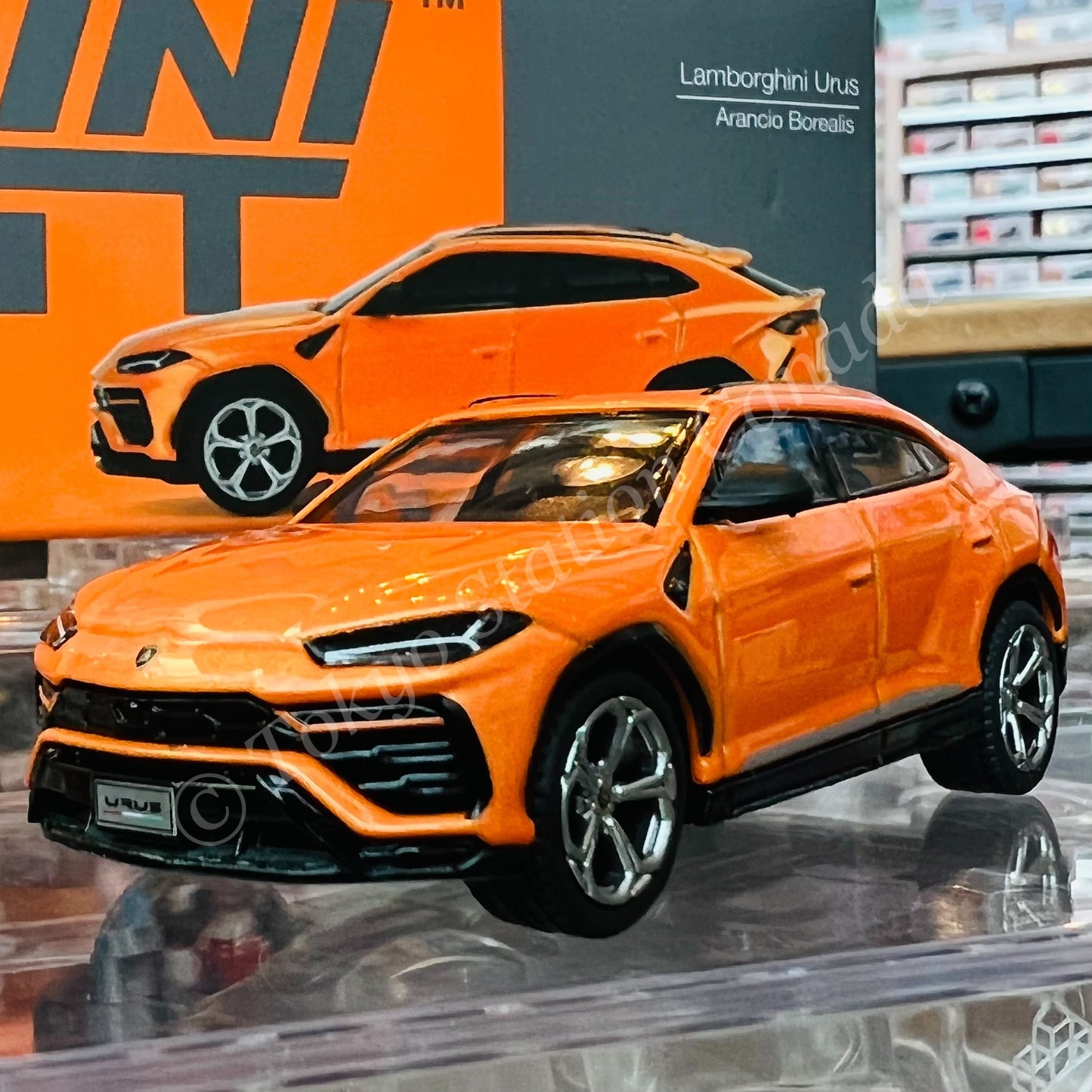 MINI GT 1/64 Lamborghini Urus  Arancio Borealis LHD MGT00360-L