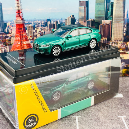 PARA64 1/64 BMW M3 G80 Isle of Man Green LHD PA-55201