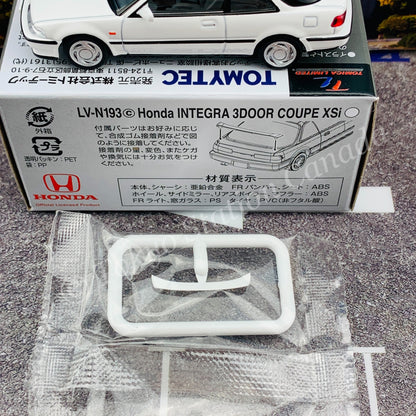 Tomytec Limited Vintage Neo 1/64 Honda Integra 3 Door Coupe XSi 1989 (White) LV-N193c