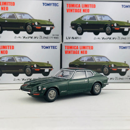 Tomica Limited Vintage 1/64 Nissan Fairlady Z-L 2by2 (1977) LV-N41c Green
