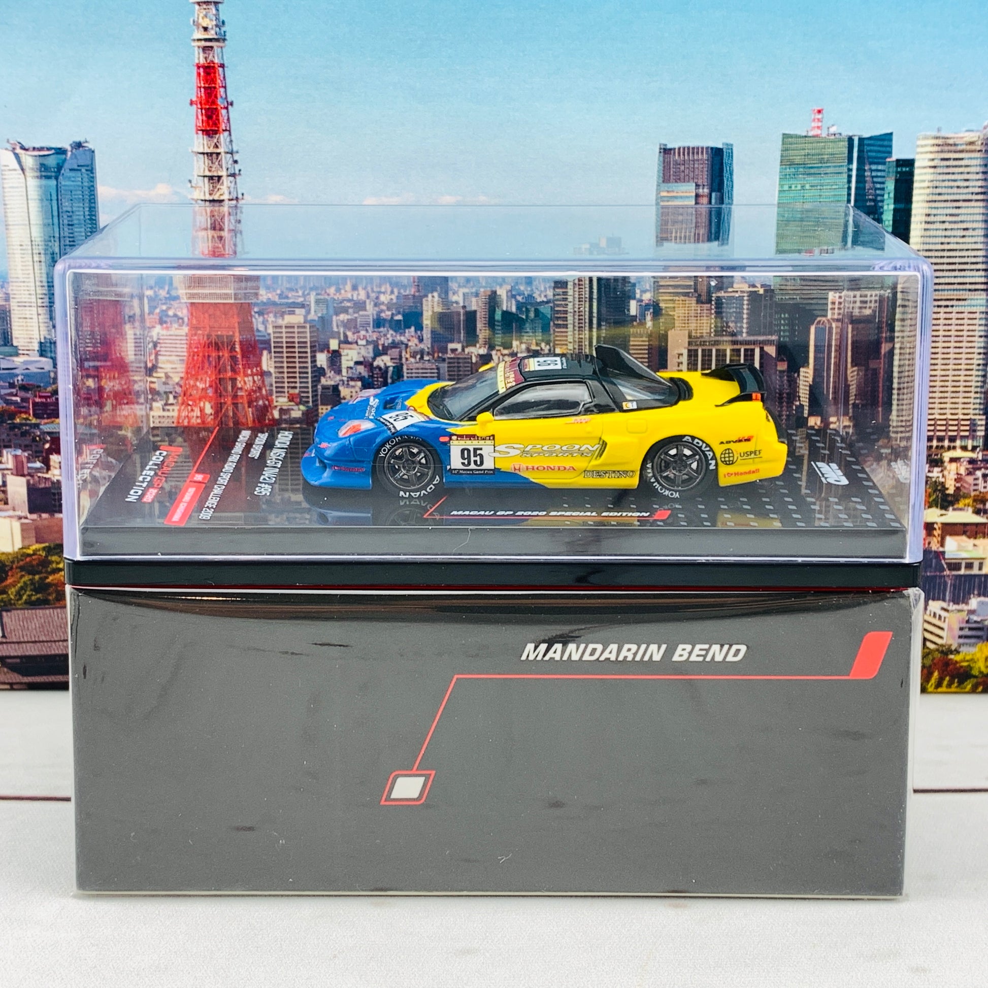 INNO64 1/64 MACAU GP 2020 COLLECTION HONDA NSX GT (NA2) #95 "SPOON SPORTS" Macau Grand Prix 2009 IN64-NSXGT-MGP20SP