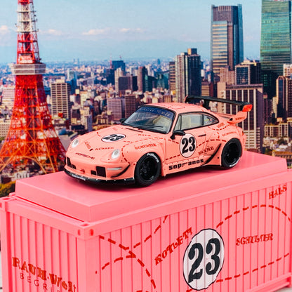 Tarmac Works 1/64 RWB 993 Sopranos *Container included* T64-017-SO