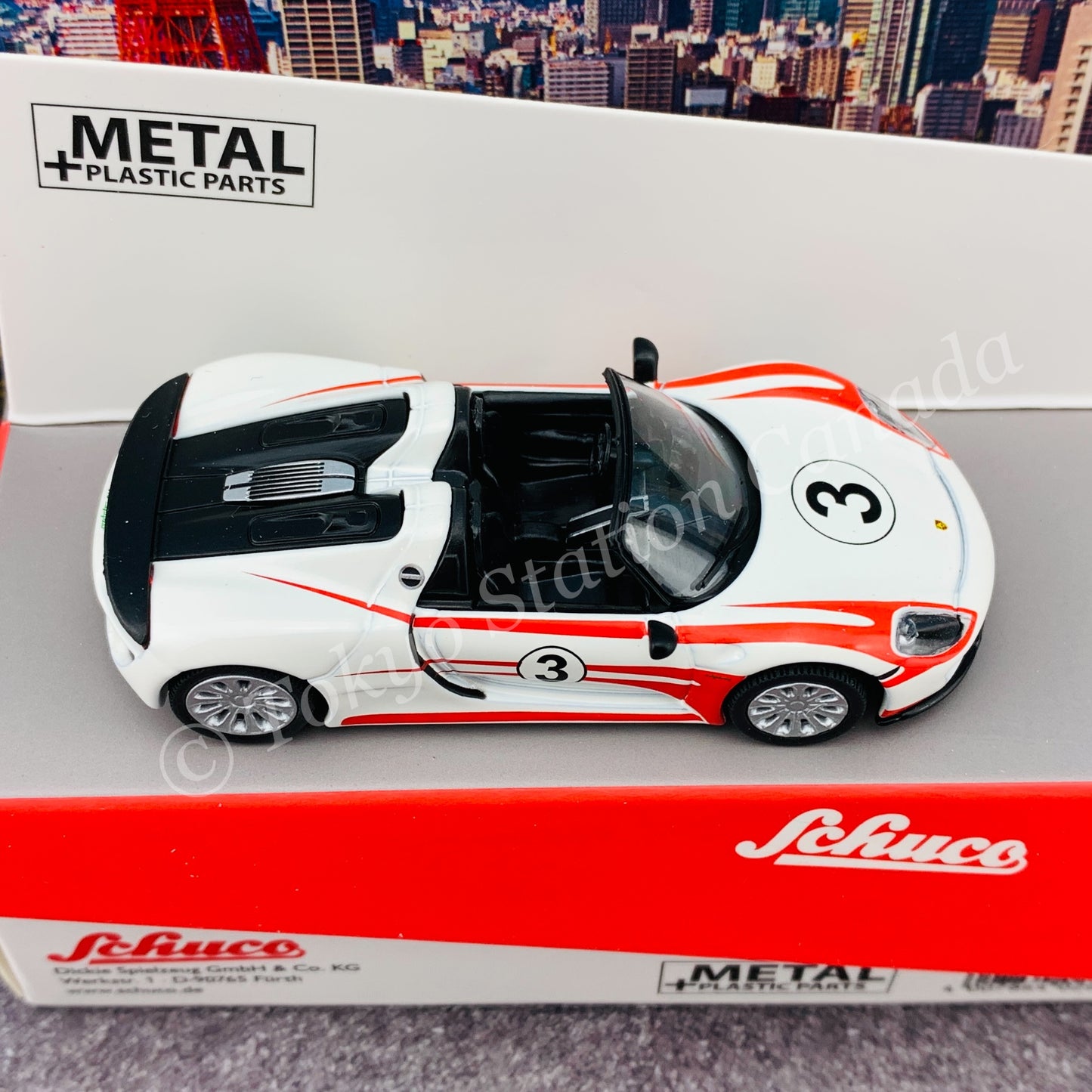 Schuco 1/64 Porsche 918 Spyder No.3 452021200