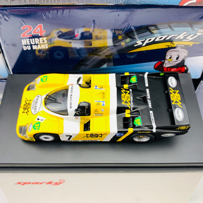 Sparky 1/64 PORSCHE 956B NO.7 NEW-MAN JOEST RACING WINNER 24H LE MANS 1984 H. PESCAROLO - K. LUDWIG Y115