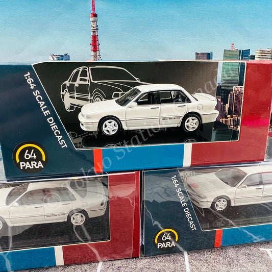 PARA64 1/64 Mitsubishi Galant VR-4 Sophia White LHD PA-55106