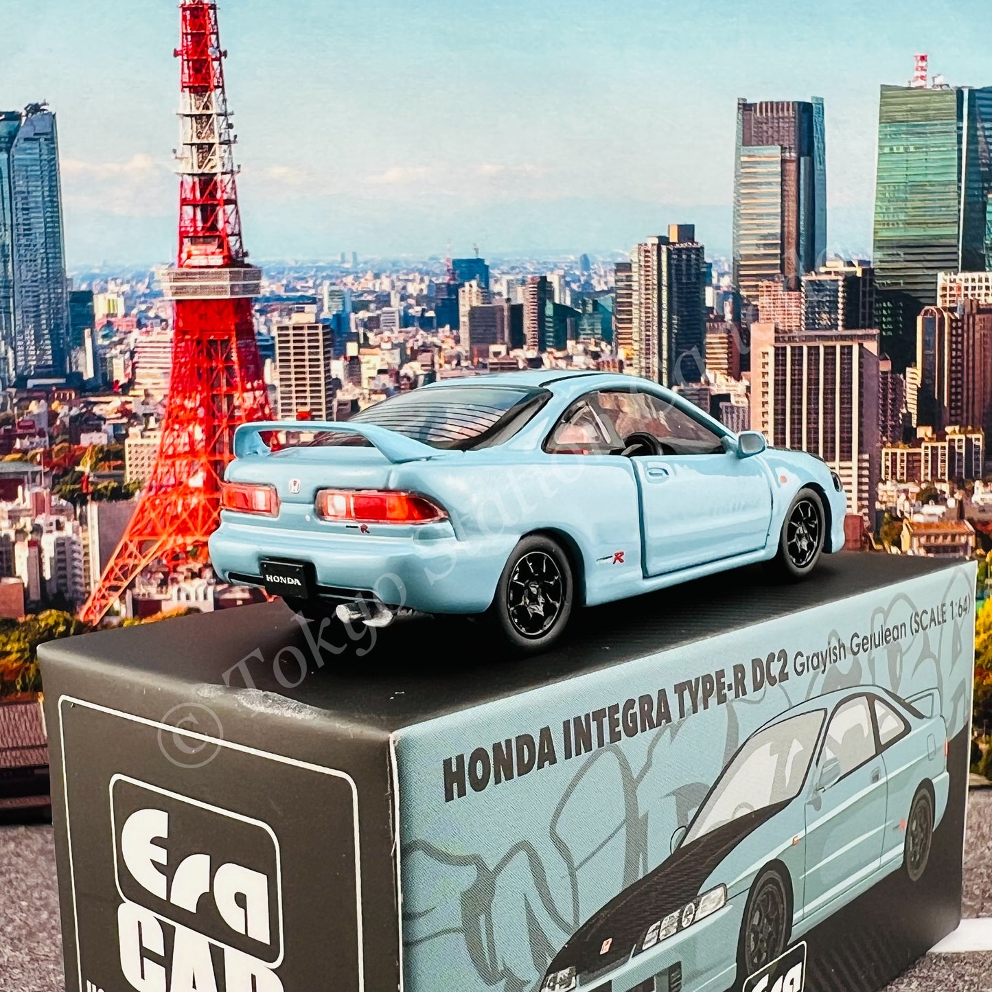 ERA CAR 1/64 Honda Integra Type-R DC2 Grayish Gerulean HA20DC2SP70