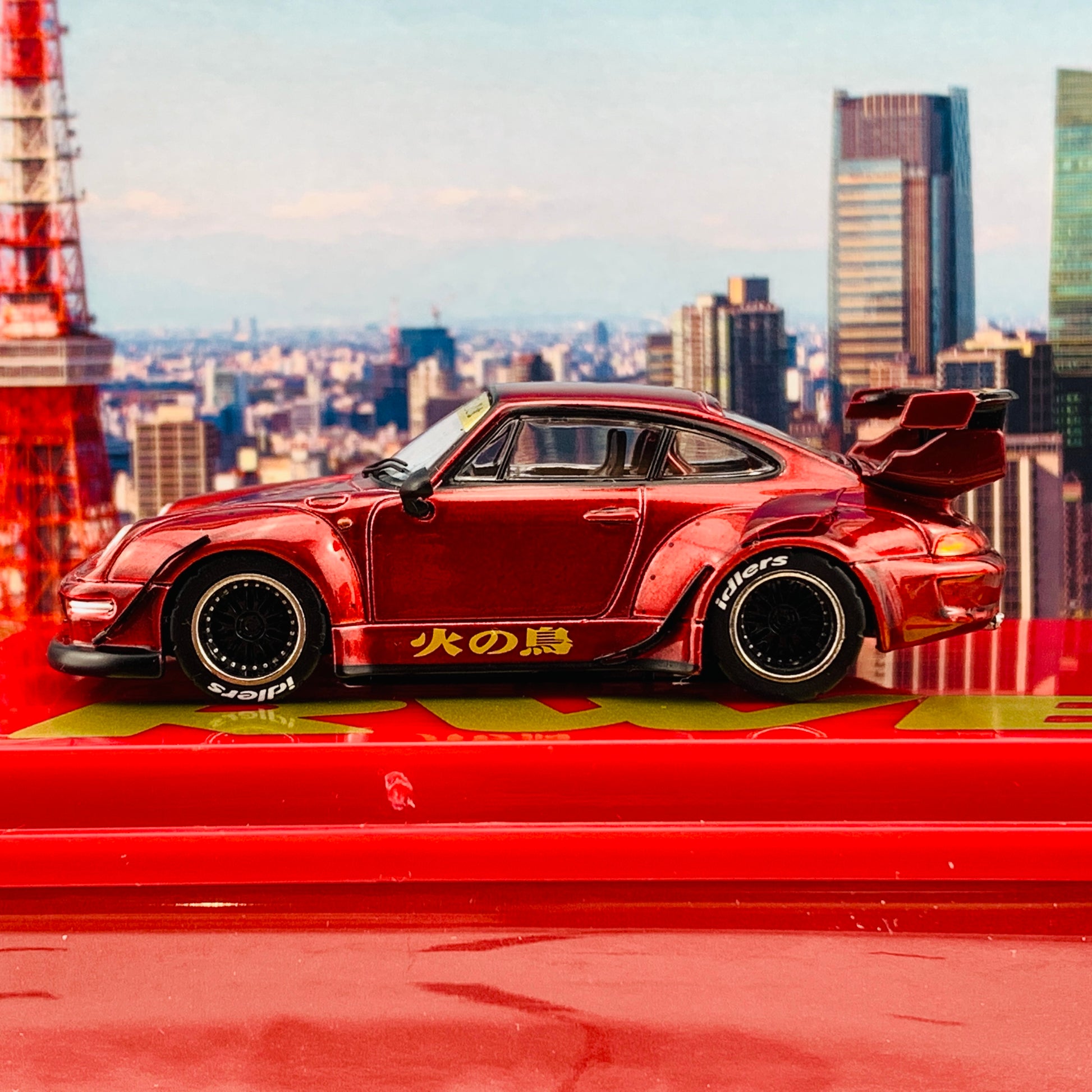 Tarmac Works 1/64 RWB 993 火の鳥 Firebird Singapore Special Edition T64-017-BF