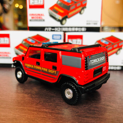 Tomica Shop Original Model Hummer H2 Fire Chef Command Vehicle