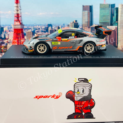 Sparky 1/64 PORSCHE 911 GT3 R NO.911 ABSOLUTE RACING FIA GT WORLD CUP MACAU 2019 ALEXANDRE IMPERATORI Y172