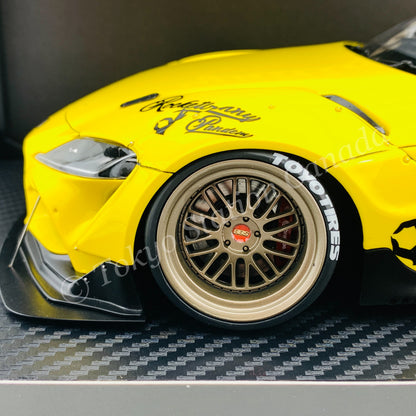 Ignition Model 1/18 PANDEM Supra (A90) Yellow IG2039