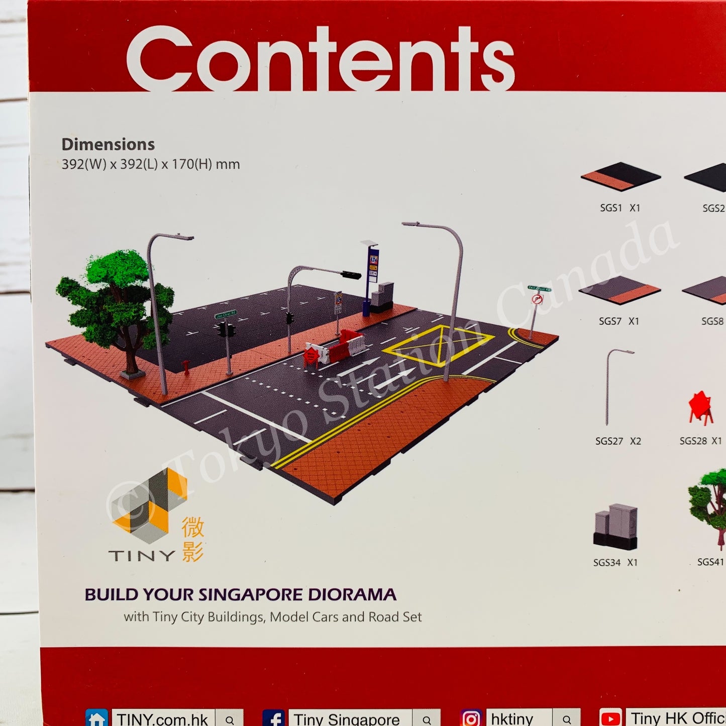 TINY 微影 Singapore Road Set Street Diorama S1 ATSSG64001
