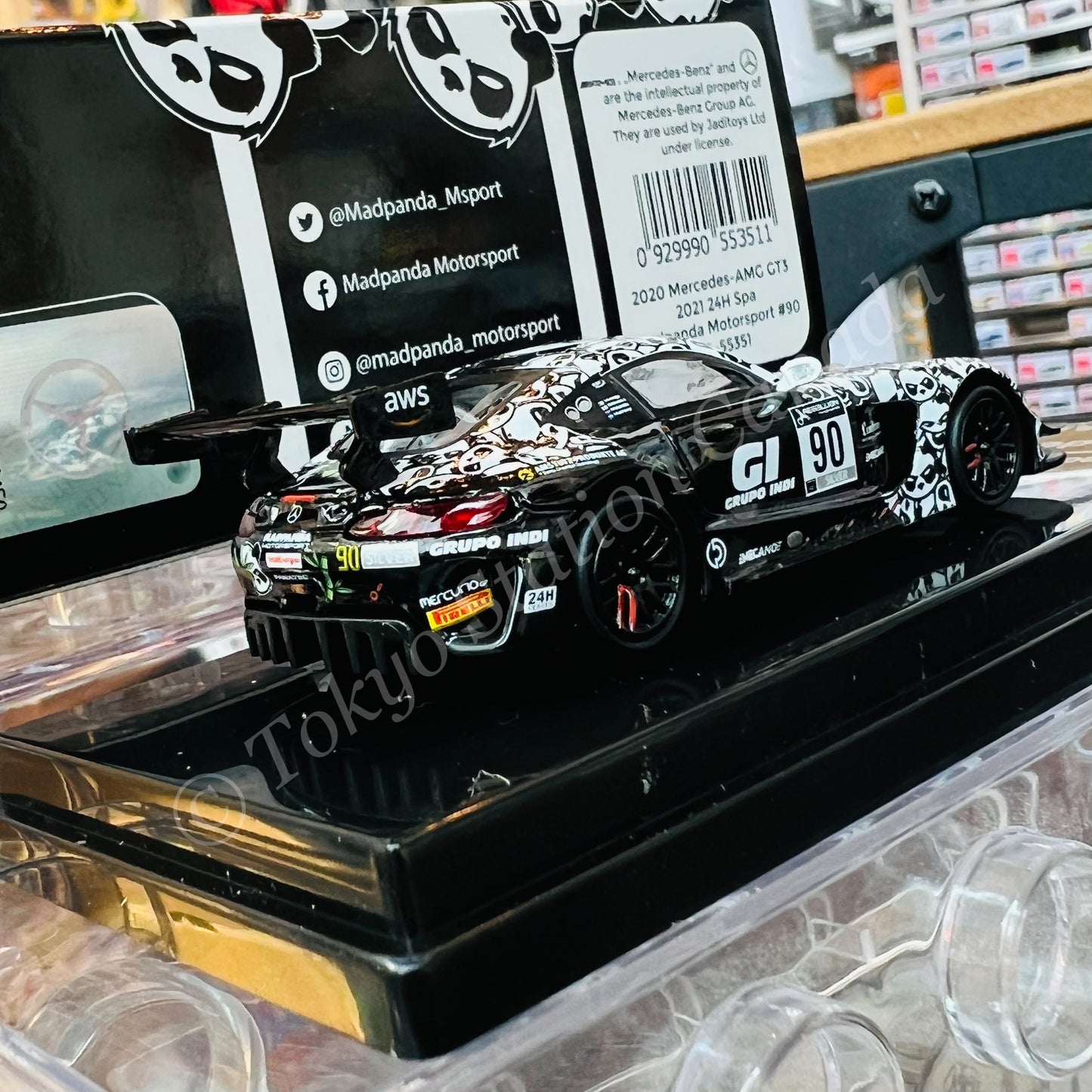 PARA64 1/64 Mercedes-AMG GT3 Evo 2021 24H Spa Madpanda Motorsport #90 LHD PA-55351