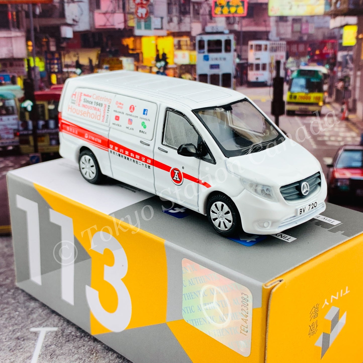 TINY 微影 113 MERCEDES-BENZ Vito Red A 平治 Vito  紅A ATC65072