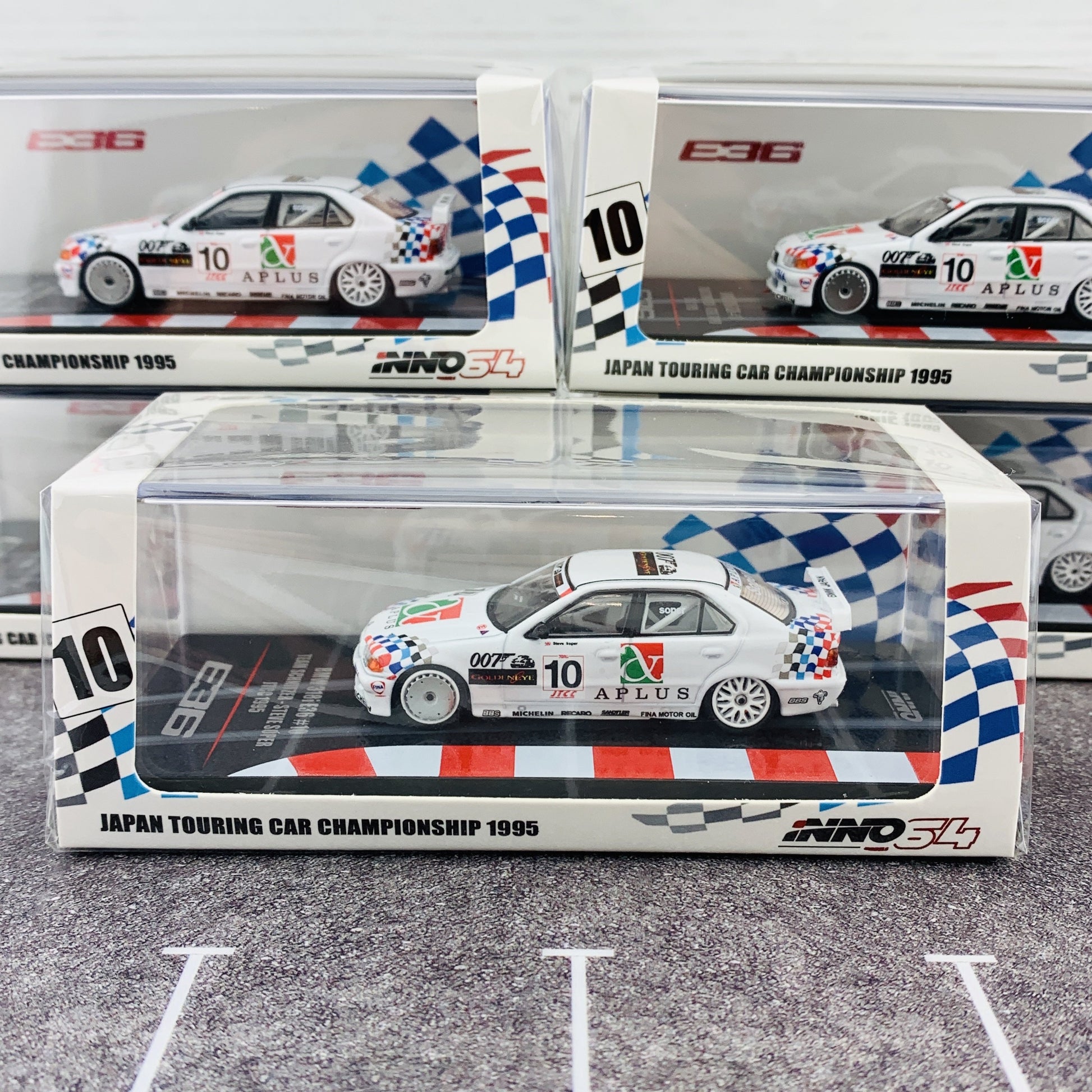 INNO64 1/64 BMW E36 318i #10 Japan Touring Car Championship 1994 "Team Schnitzer" - Steve Soper IN64-E36-10JTCC94