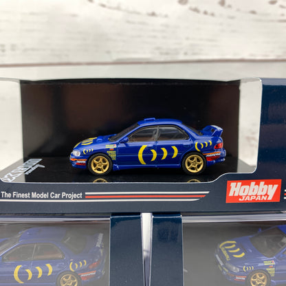 HOBBY JAPAN 1/64 Subaru Impreza WRX GC8 STi version II Sports Blue with Decal HJ641013DSBL