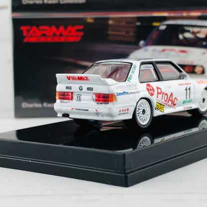 Tarmac Works 1/64 BMW M3 E30 Macau Guia Cup Race 1993 Winner Charles Kwan T64-009-93MAC
