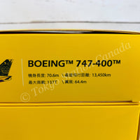 Tiny 微影 1/400 Bruce Lee 李小龍 BOEING 747-400 (Bruce Lee 80th Anniversary) ATC40009