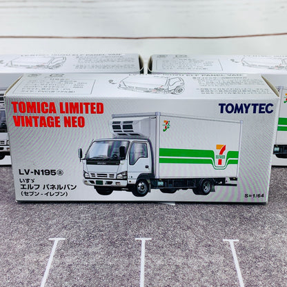 Tomica Limited Vintage Neo 1/64 Isuzu ELF Panel Van 7-Eleven LV-N195a