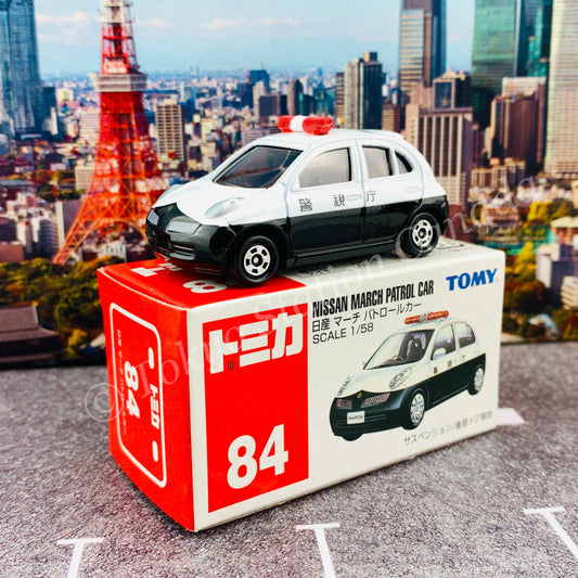 TOMICA 84 NISSAN MARCH PATROL CAR 4904810639657