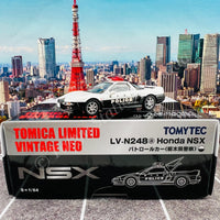 TOMYTEC Tomica Limited Vintage NEO 1/64 Honda NSX Patrol Car LV-N248a