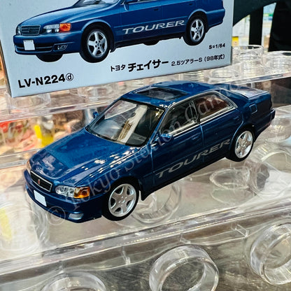 TOMYTEC Tomica Limited Vintage Neo 1/64 Toyota Chaser 2.5 Tourer S (dark blue) 98 year model LV-N224d