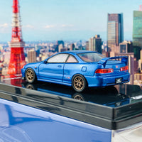 INNO64 1/64 HONDA INTEGRA TYPE-R DC2 Blue W/ Extra wheels and Extra decals IN64-DC2-BLU