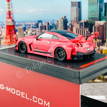Ignition Model 1/64 LB-Silhouette WORKS GT Nissan 35GT-RR Pink IG2382
