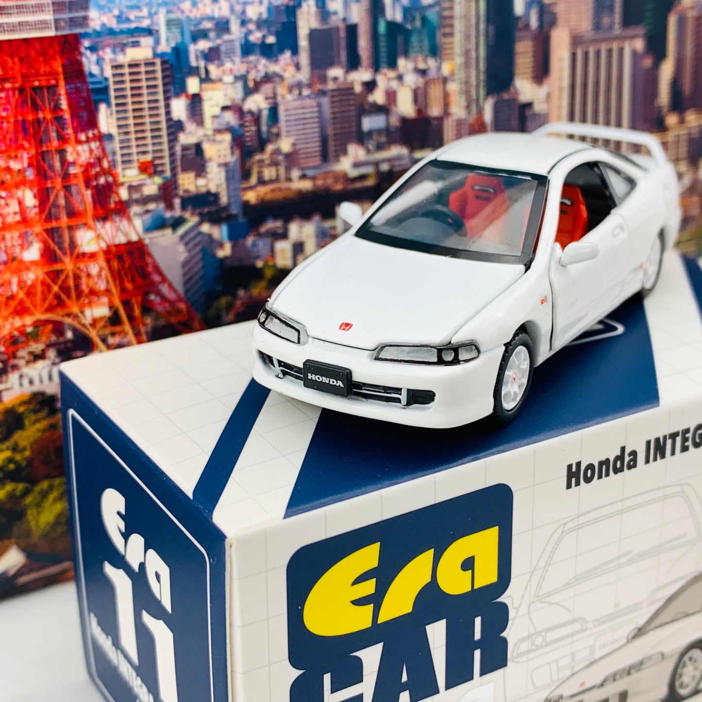 ERA CAR 11 1/64 Honda Integra Type-R DC2 White HA20DC2RN11