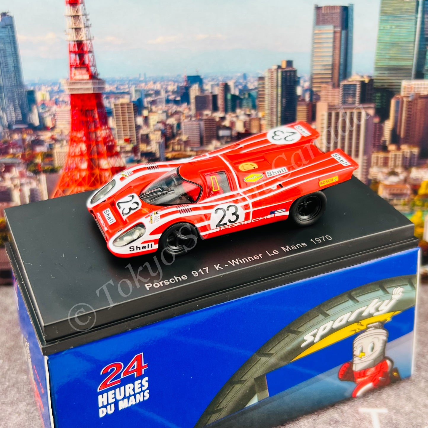 Sparky 1/64 Porsche 917 K #23 24H Le Mans 1970 R. Attwood - H. Herrmann Y146