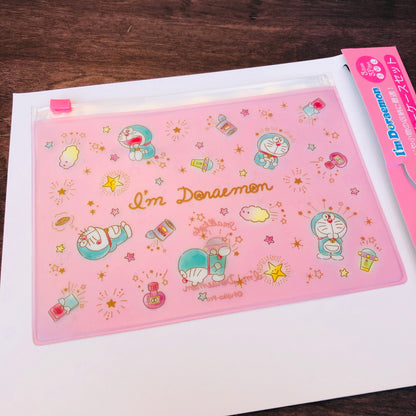 I'm Doraemon Fastener Case 3P Pastel Color Set ID-5533103KP