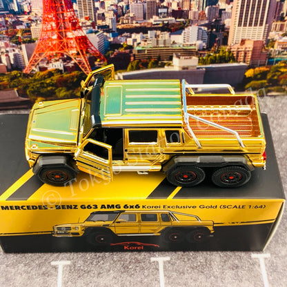 ERA CAR 1/64 Mercedes-Benz G63 6x6 Korei Exclusive Gold ESP03