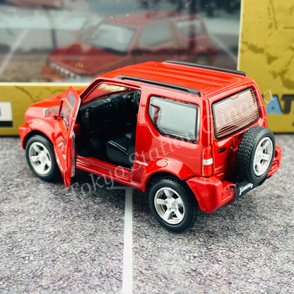 BM CREATIONS JUNIOR 1/64 Suzuki Jimny JB43 RED RHD (With Offroad Package) 64B0052