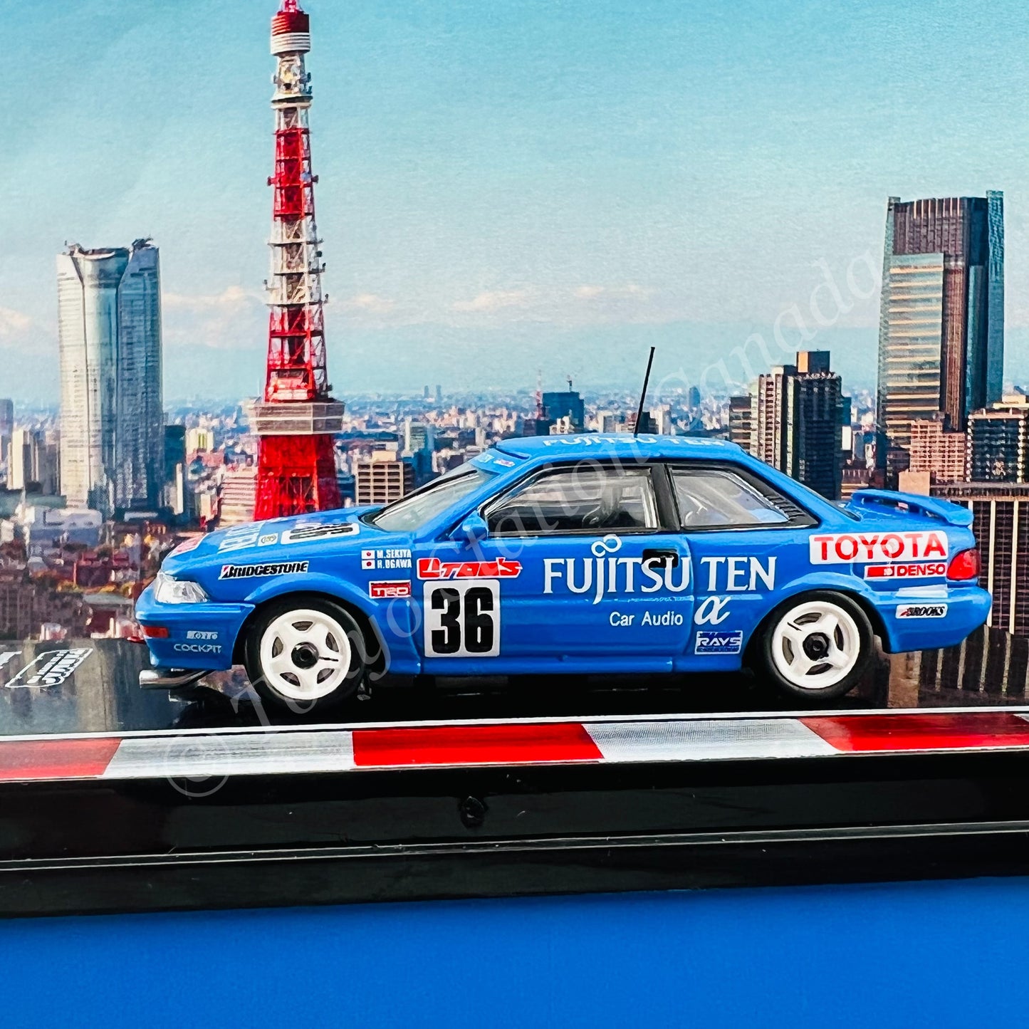 TARMAC WORKS 1/64 HOBBY64 Toyota Corolla Levin AE92 JTC 1991 関谷正徳 / 小河等 * Limited to 1248pcs * T64-036-91JTC36