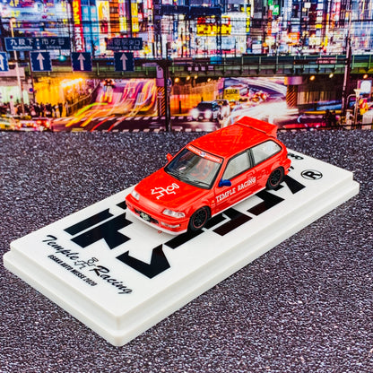 INNO64 1/64 HONDA CIVIC EF9 TEMPLE RACING Osaka Auto Messe 2020 IN64-EF9-OAM20