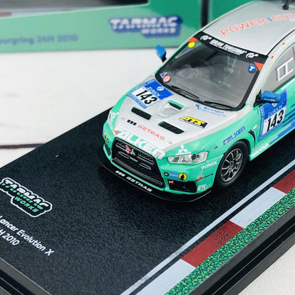 Tarmac Works 1/64 Mitsubishi Lancer Evolution X Nurburgring 24H 2010 T64-004-NUR