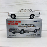 Tomica Limited Vintage 1/64 Nissan Gloria HT V20 Grandage White (1986) LV-N198a