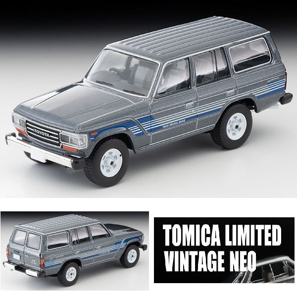 TOMYTEC TLVN 1/64 Toyota Land Cruiser 60 GX Gray Metallic LV-N291a