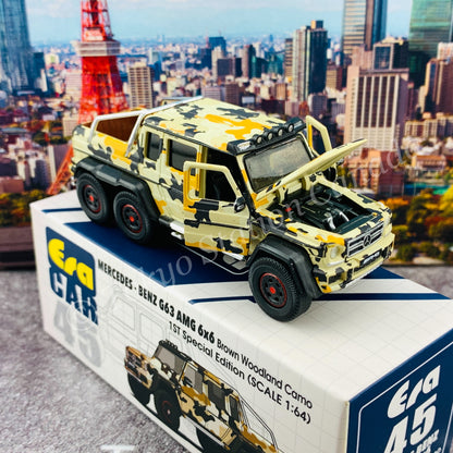 ERA CAR 45 1/64 Mercedes-Benz G63 AMG 6x6 Brown Woodland Camo (1st Special Edition) MB206X6RF45