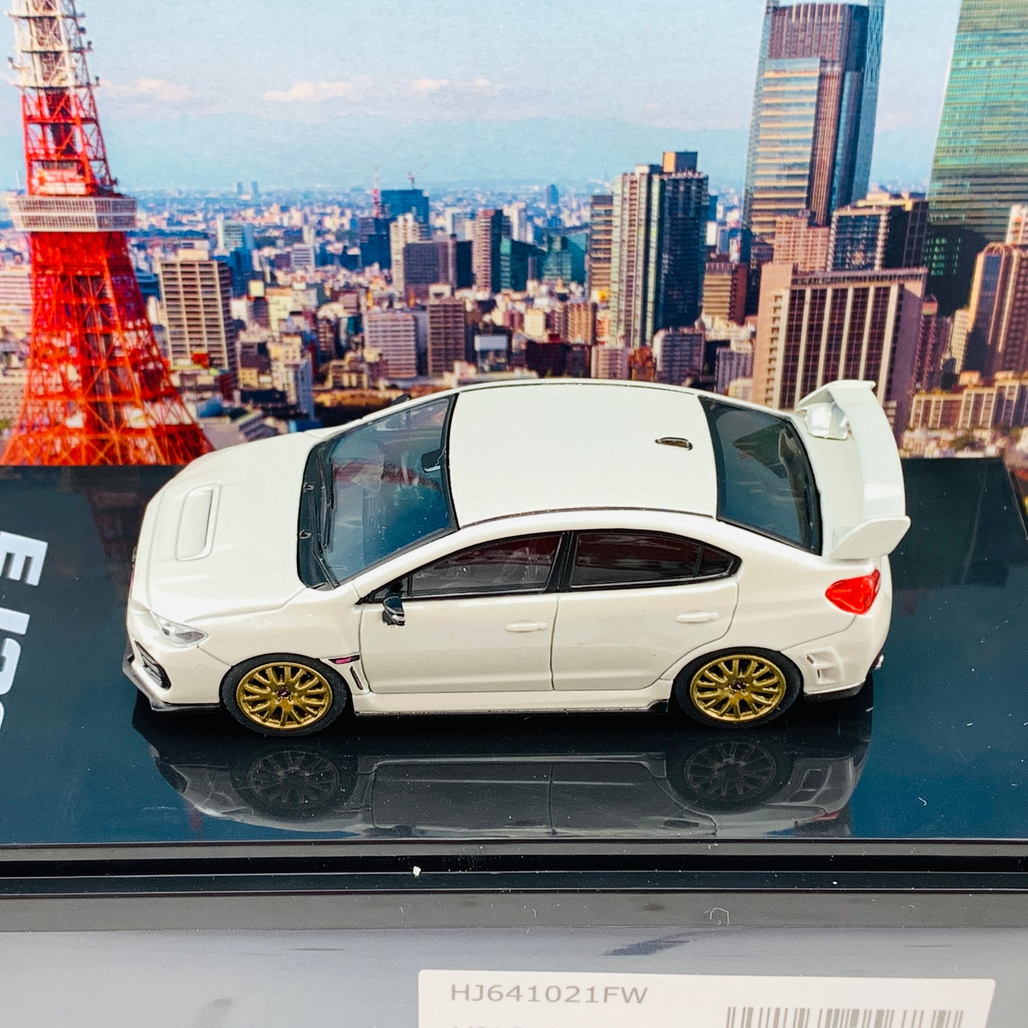 HOBBY JAPAN 1/64  SUBARU WRX STI EJ20 Final Edition with EJ20 Engine Display Model White Pearl HJ641021FW